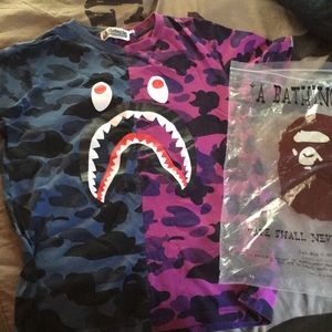 Bape tshirt fits like men’s small